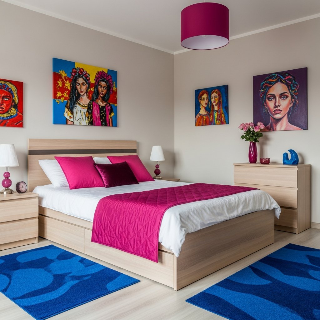 Como Escolher e Usar Cores para Criar um Quarto Feminino Aconchegante e Cheio de Estilo