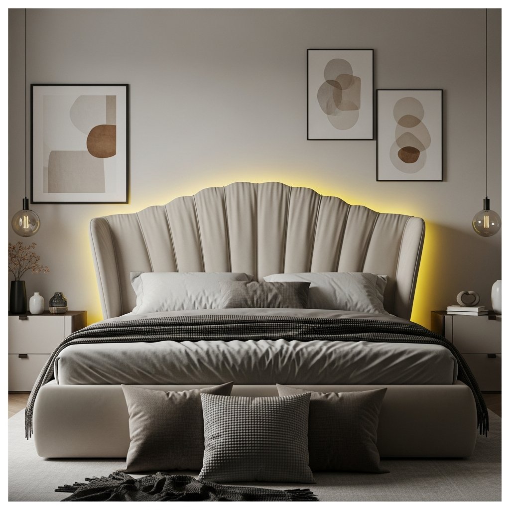 Como transformar seu quarto com a elegância da cabeceira iluminada por LED