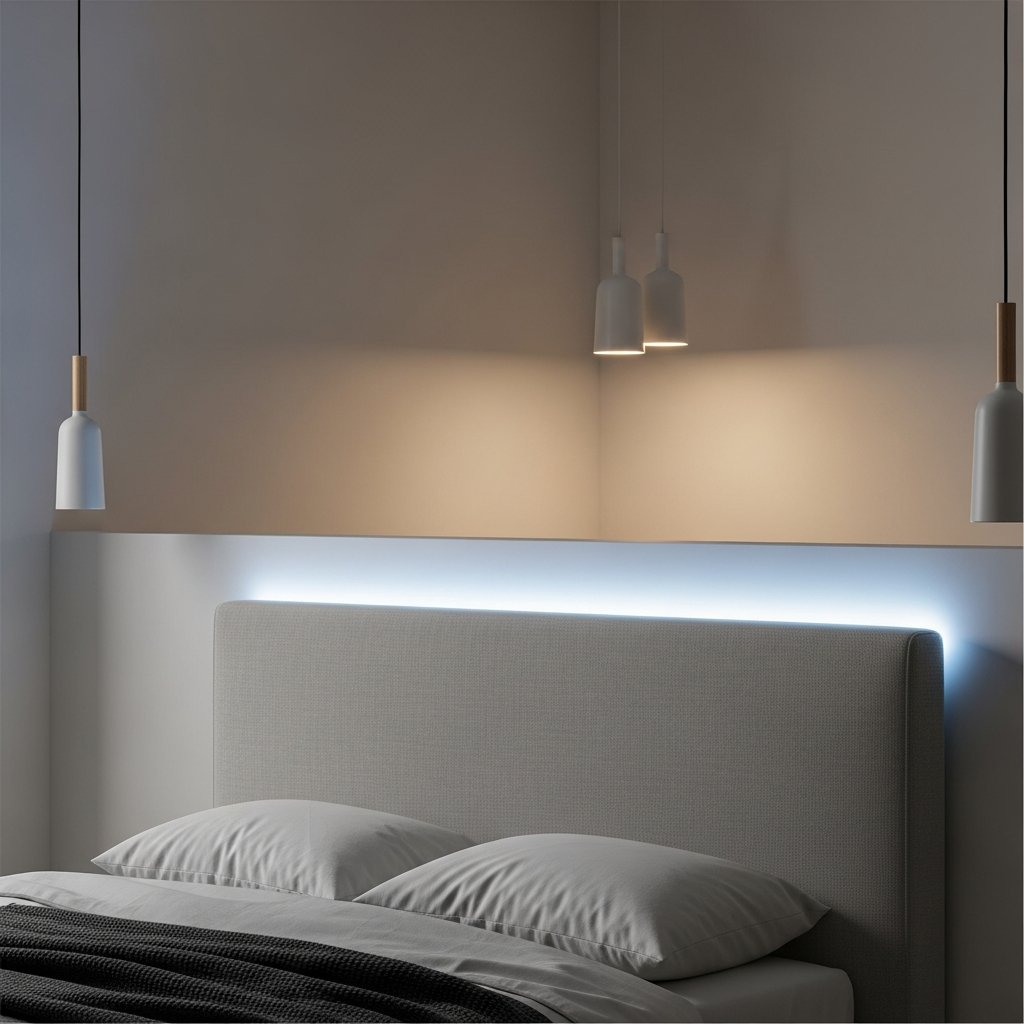 Como transformar seu quarto com a elegância da cabeceira iluminada por LED