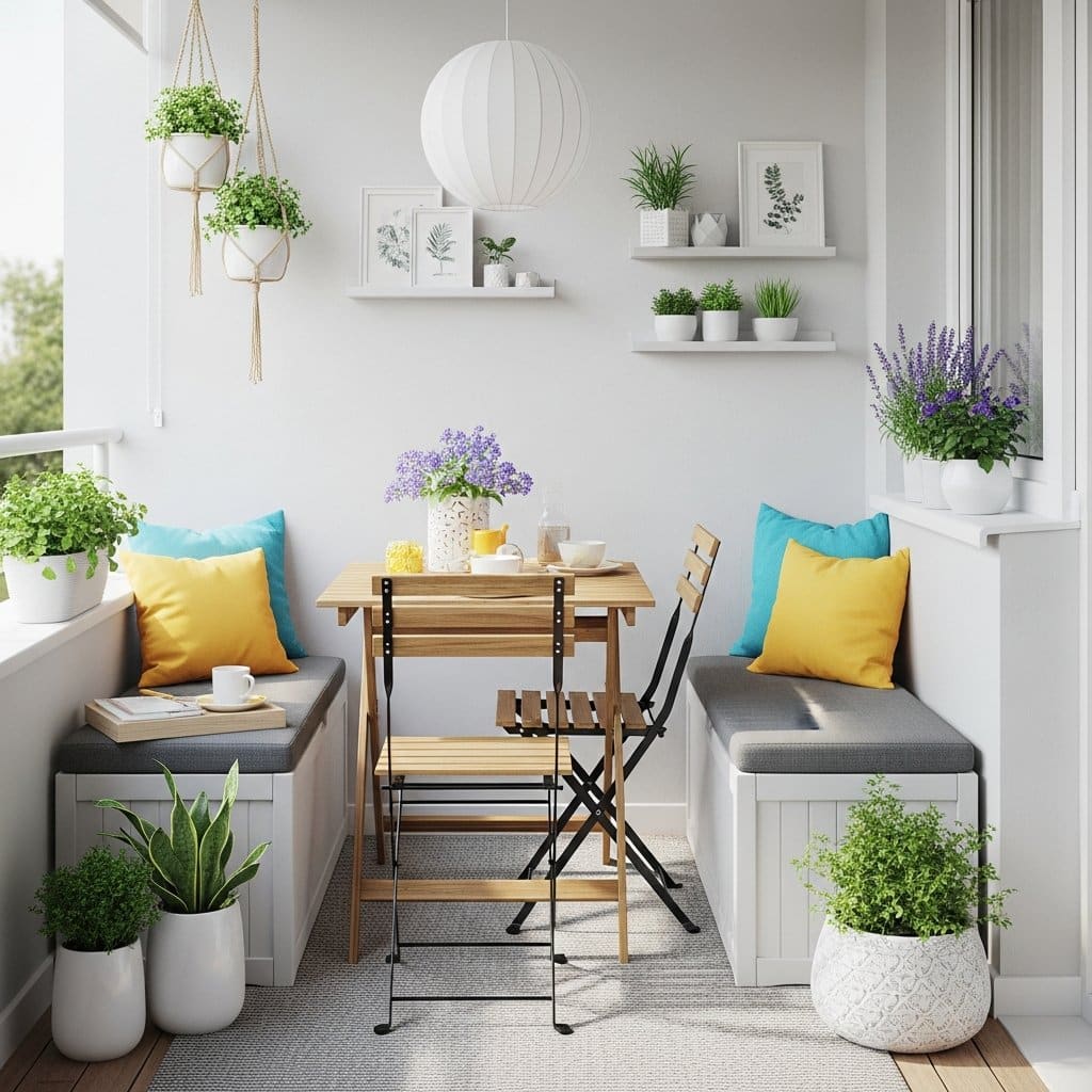 Encante sua varanda pequena com dicas práticas e decoração cheia de estilo