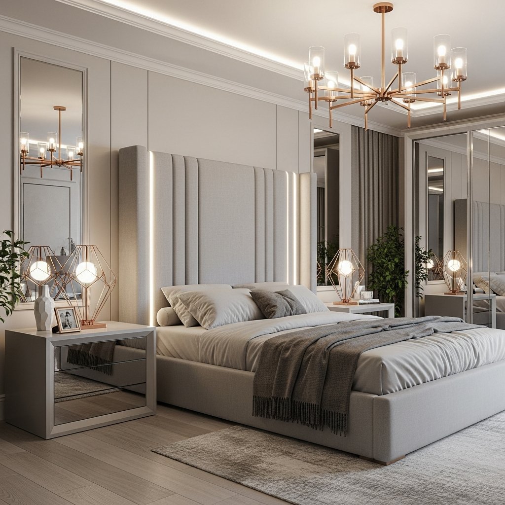 Inspirações elegantes para transformar seu quarto em um espaço de luxo confortável e sofisticado