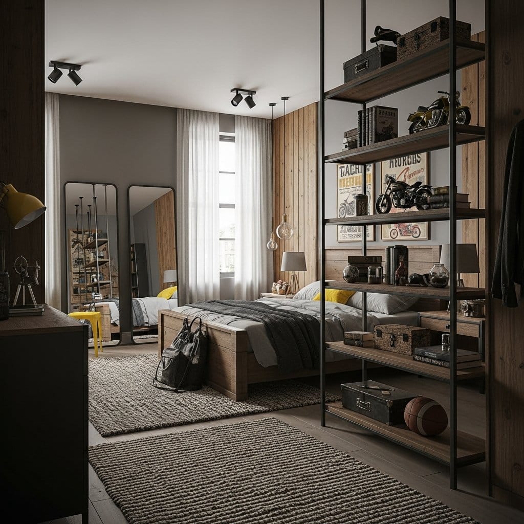 Inspiração e estilo: como criar um quarto masculino autêntico e acolhedor