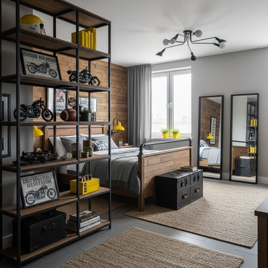 Inspiração e estilo: como criar um quarto masculino autêntico e acolhedor