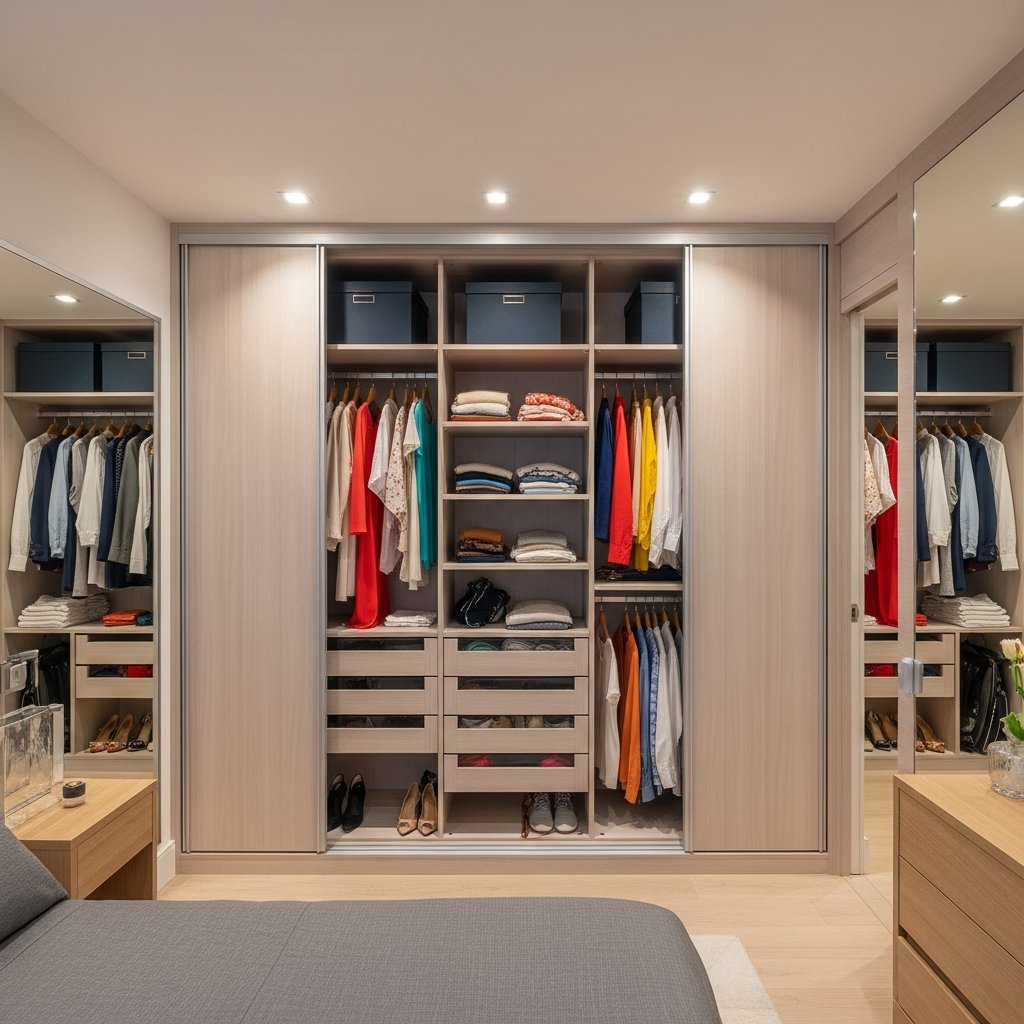 Quarto com closet: ideias práticas e elegantes para transformar seu espaço