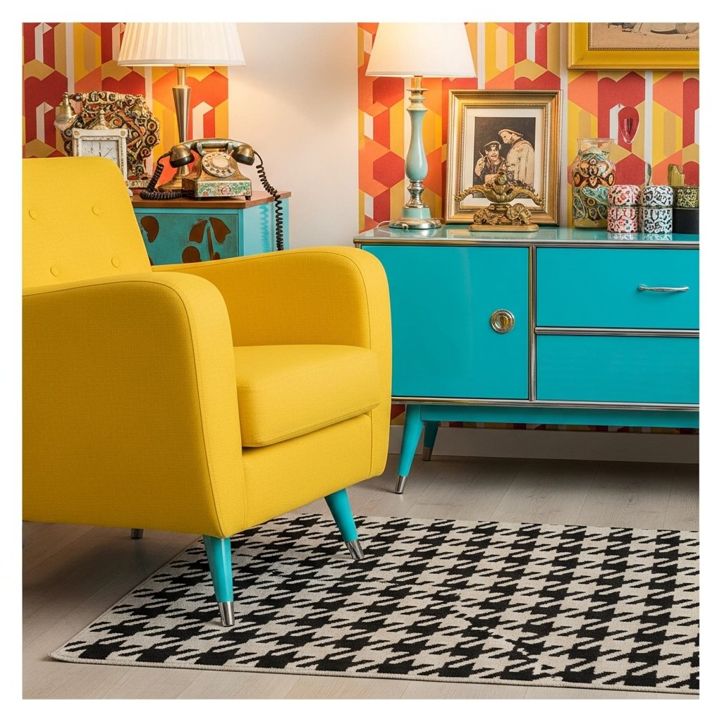 Salas retrô: como criar ambientes com estilo, personalidade e inspiração do passado