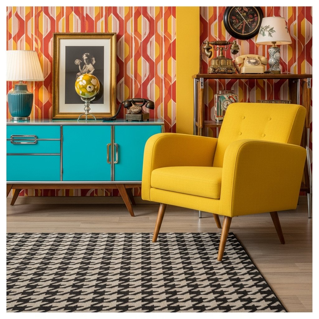 Salas retrô: como criar ambientes com estilo, personalidade e inspiração do passado