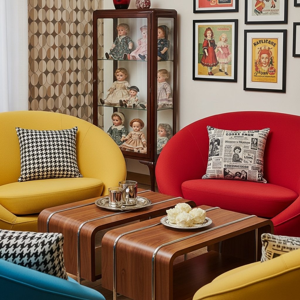 Salas retrô: como criar ambientes com estilo, personalidade e inspiração do passado