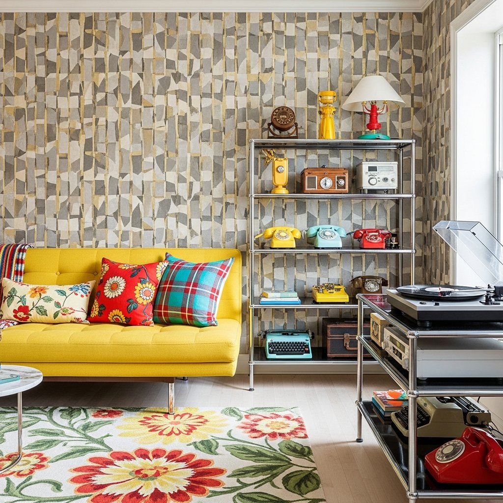 Salas retrô: como criar ambientes com estilo, personalidade e inspiração do passado