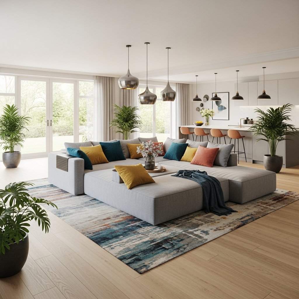 Sofá-ilha: Versatilidade e Conforto para Ambientes Integrados e Modernos