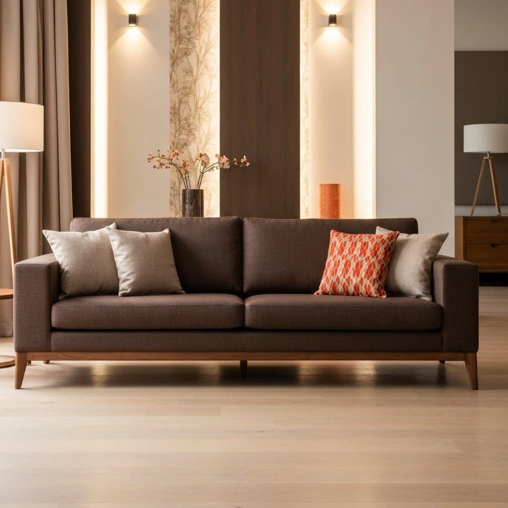 Sofá marrom: ideias versáteis para transformar a decoração da sua sala