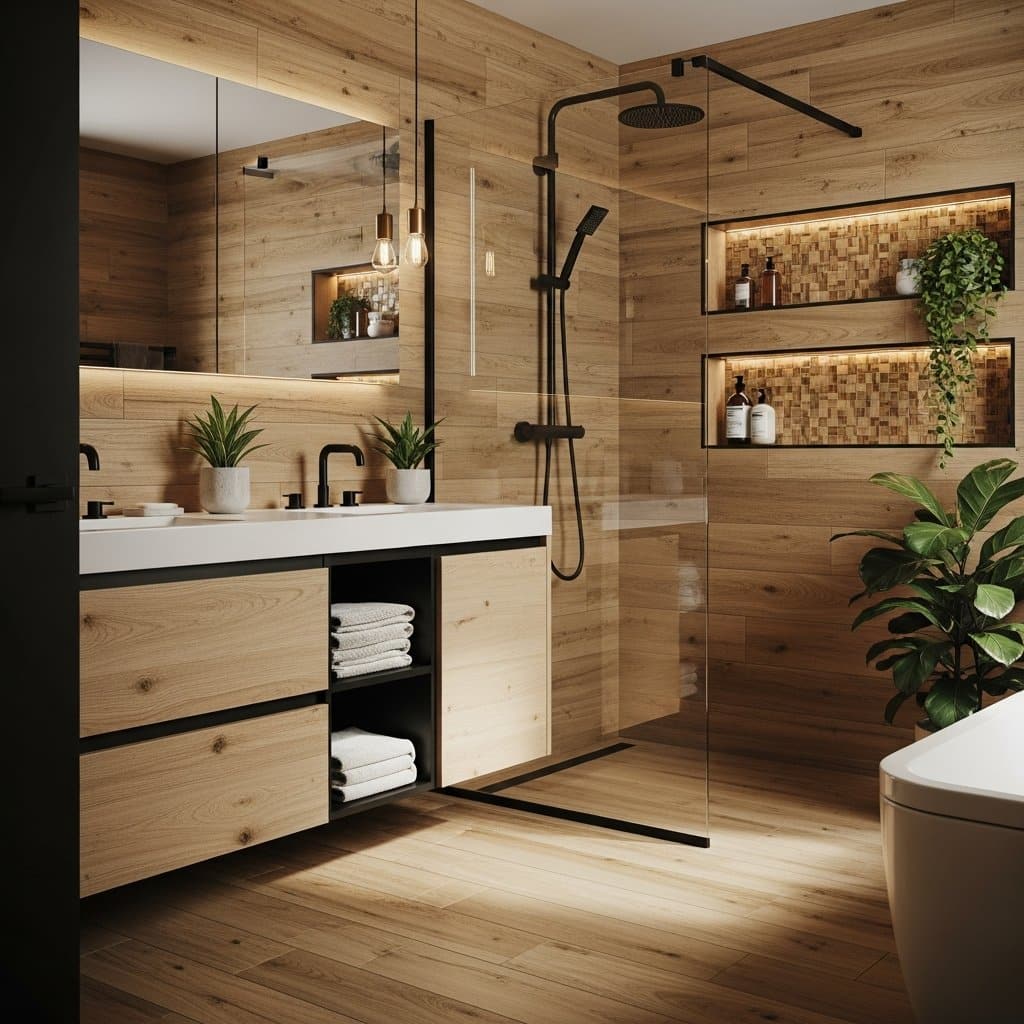 Banheiro Amadeirado: Como Transformar Seu Espaço com Elegância e Conforto