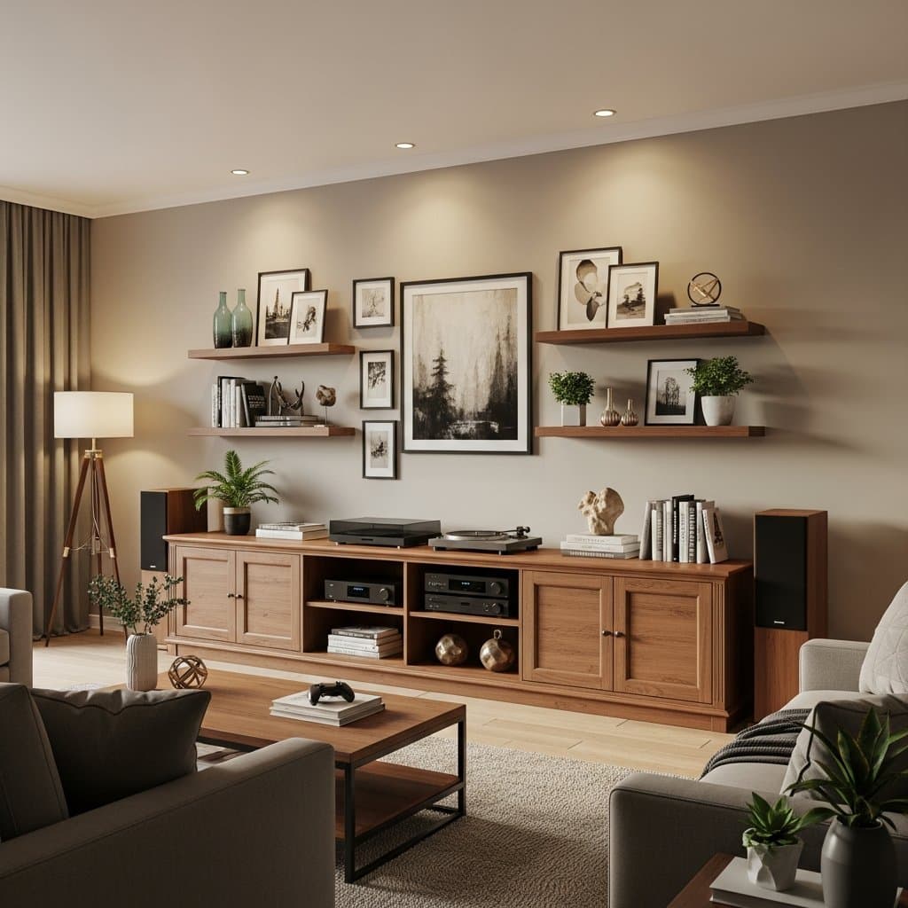 Como Escolher o Rack Ideal para Decorar e Organizar sua Sala Grande com Estilo