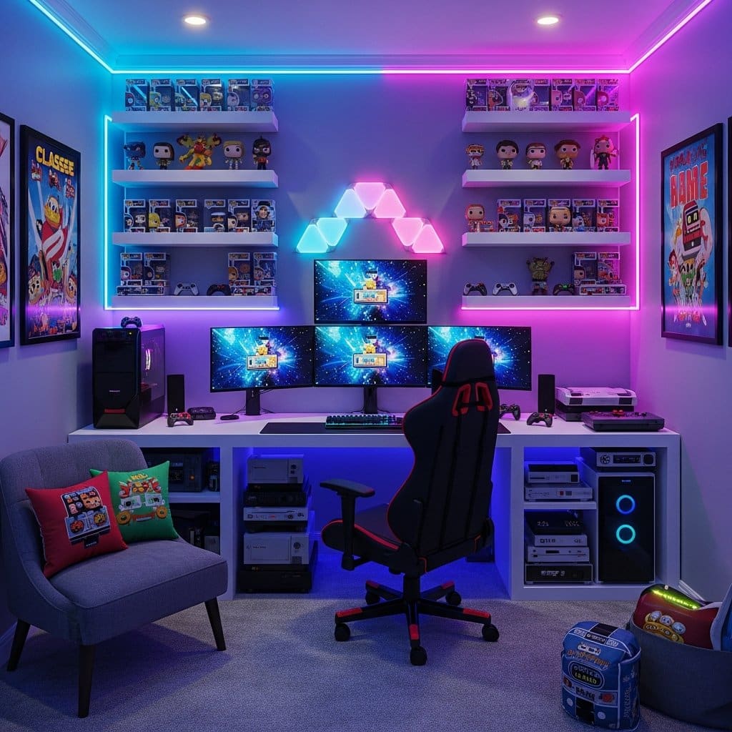 Como Montar o Quarto Gamer Perfeito: Dicas para Criar um Espaço Confortável e Personalizado