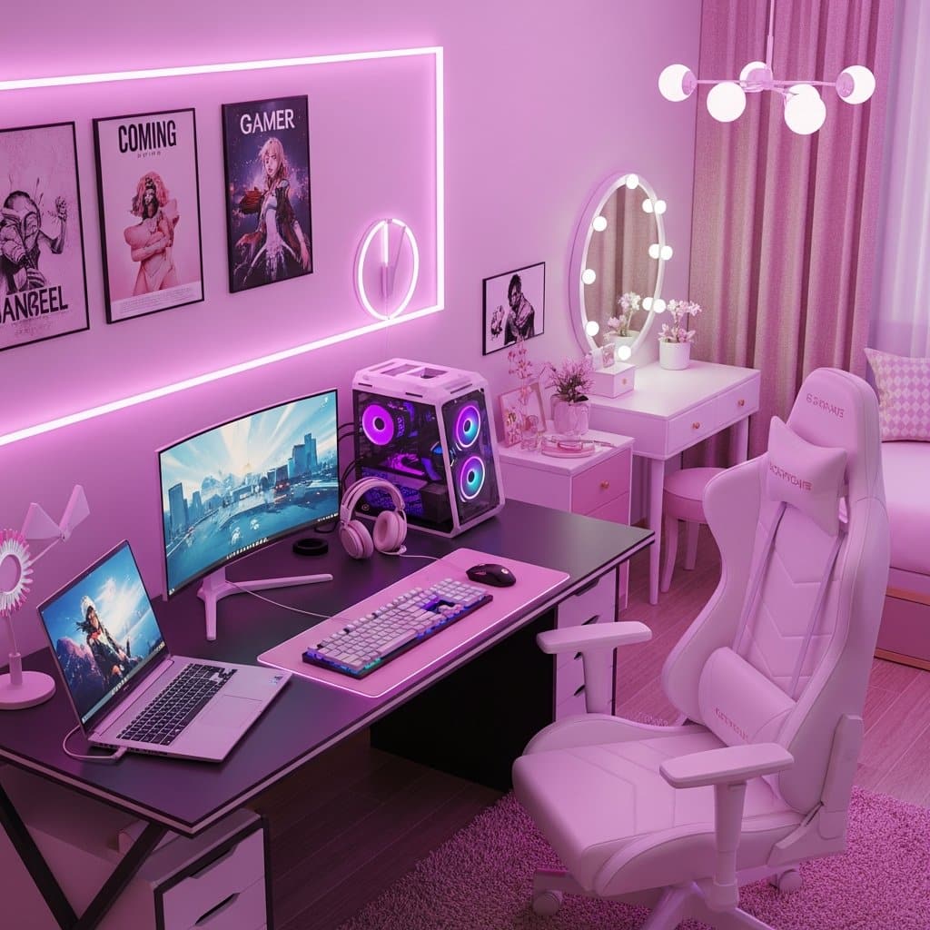 Como Montar o Quarto Gamer Perfeito: Dicas para Criar um Espaço Confortável e Personalizado