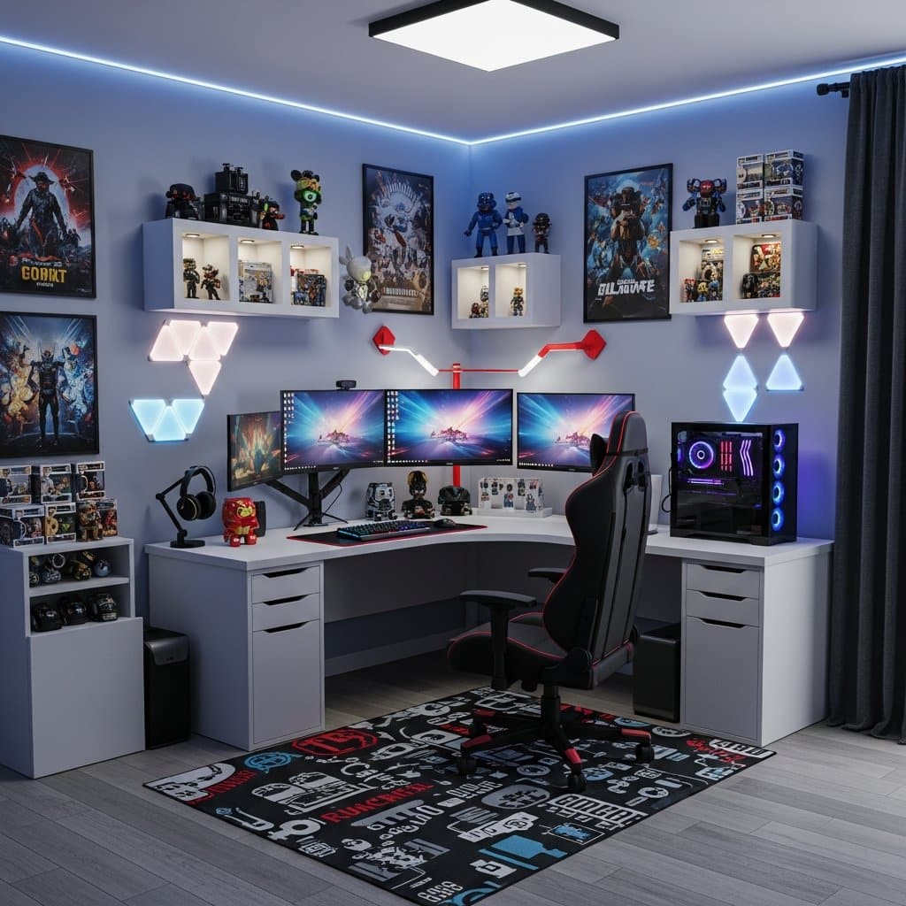 Como Montar o Quarto Gamer Perfeito: Dicas para Criar um Espaço Confortável e Personalizado