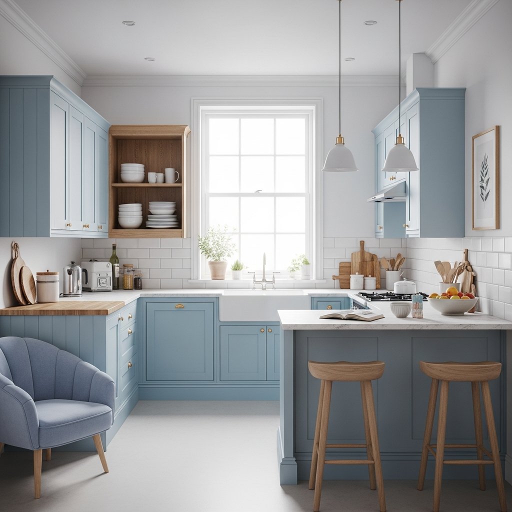 Como o Azul Pastel Transforma Sua Decoração com Frescor e Elegância