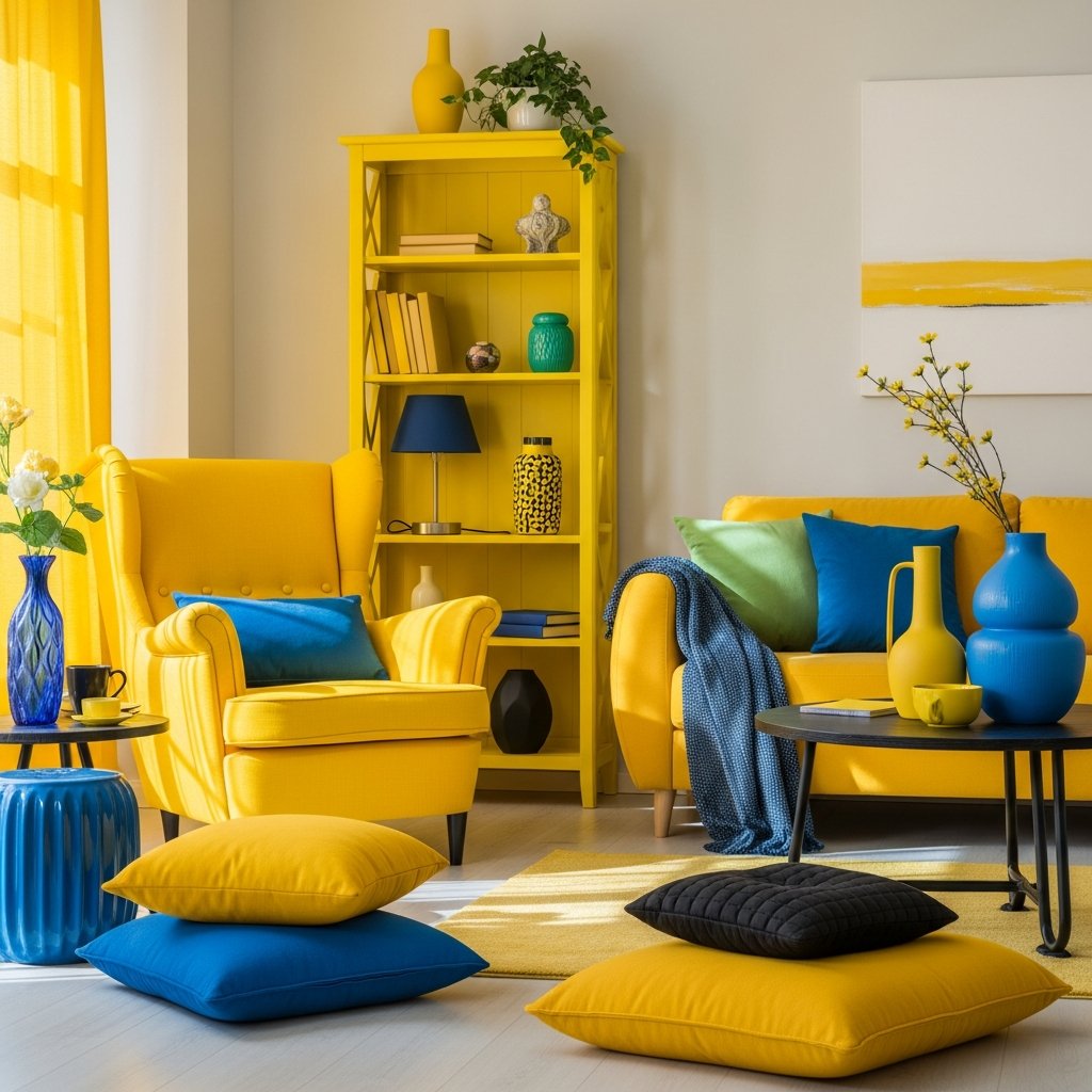 Como usar tons de amarelo para transformar a decoração e trazer mais vida aos ambientes