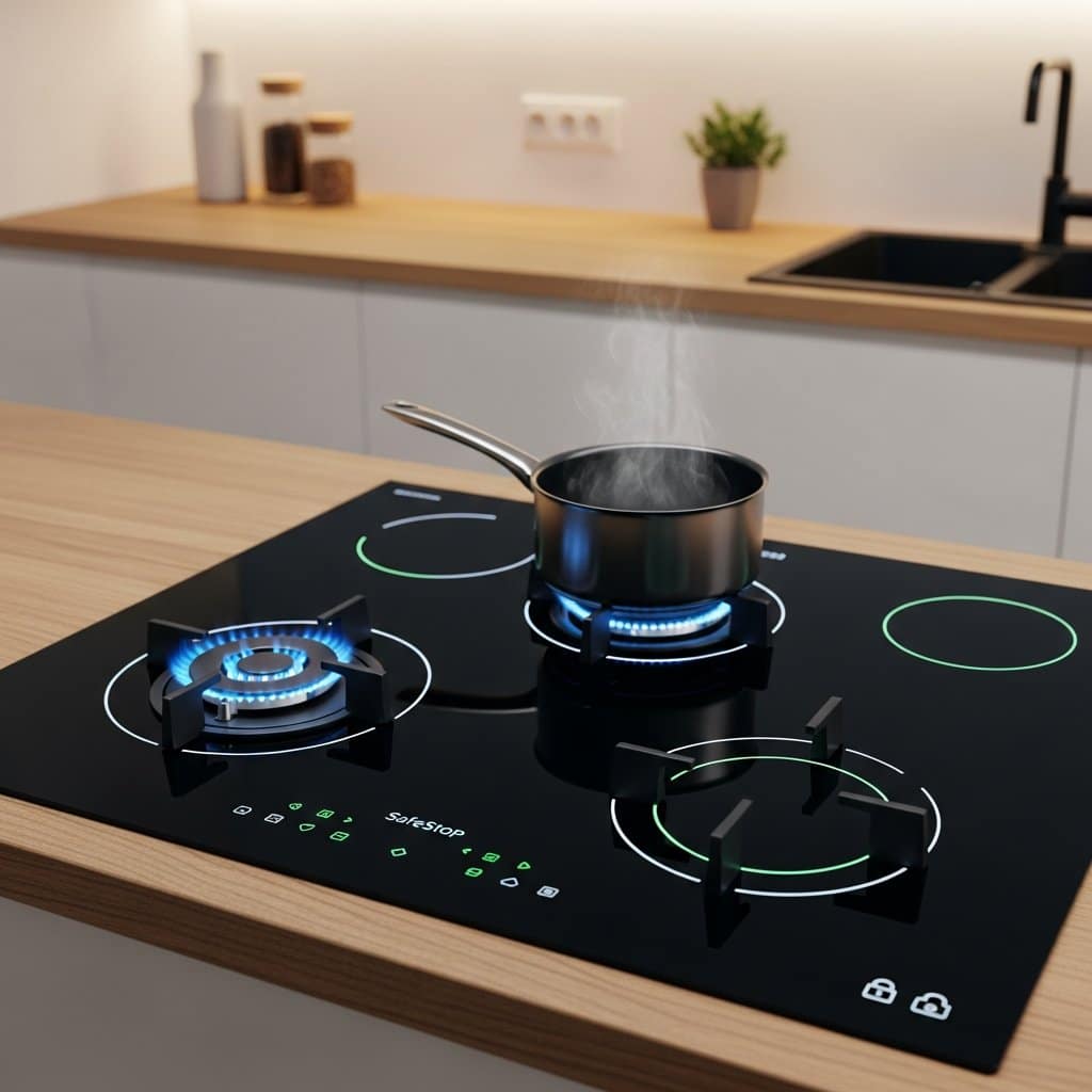Cooktop com Sistema Safestop: Segurança e Praticidade para Sua Cozinha