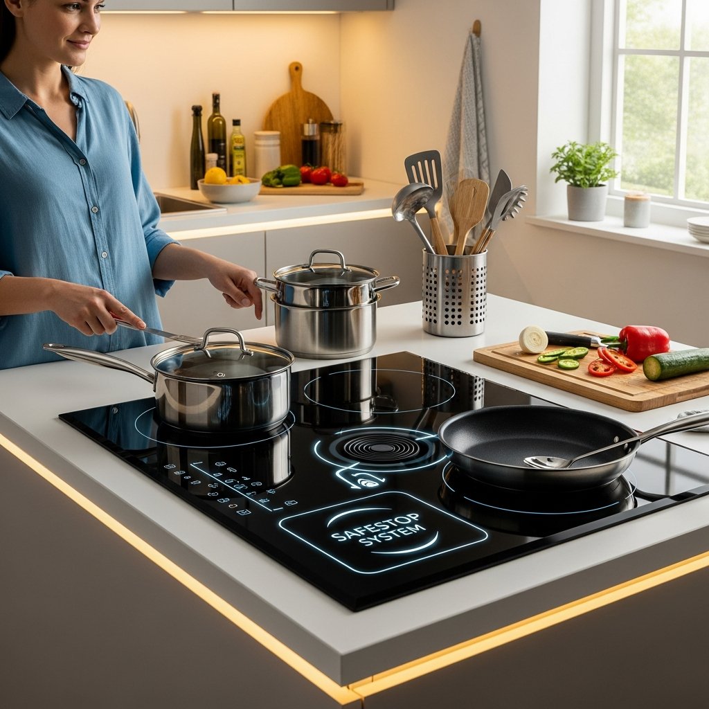 Cooktop com Sistema Safestop: Segurança e Praticidade para Sua Cozinha