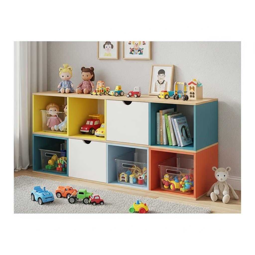 Estantes para brinquedos: soluções práticas e criativas para organizar e inspirar a brincadeira