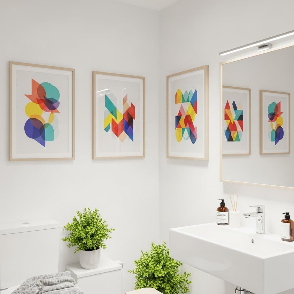 Inspire-se e transforme seu banheiro com quadros que unem charme e personalidade