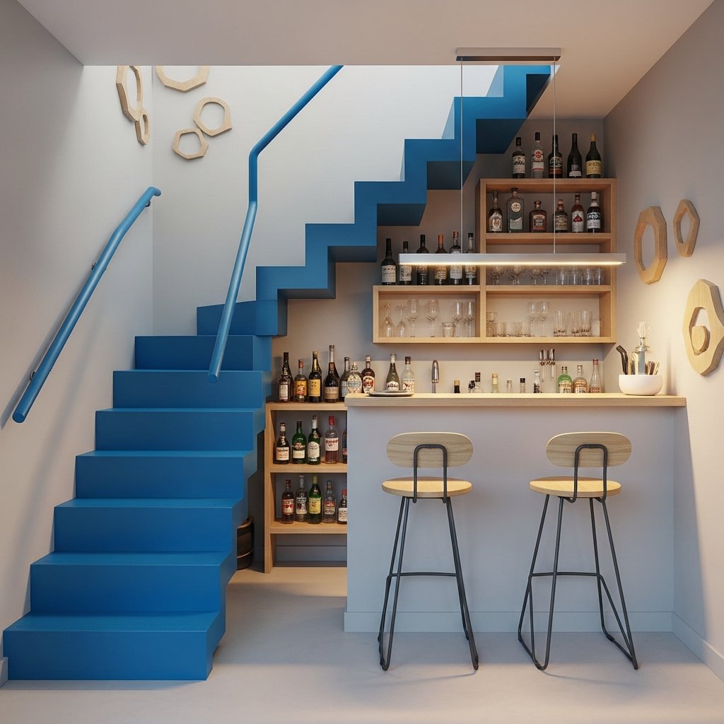 Inspire sua sala com escadas elegantes que transformam o ambiente