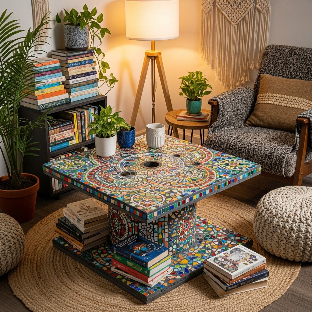 Mesa de carretel: ideias e dicas para transformar sua decoração com estilo e sustentabilidade