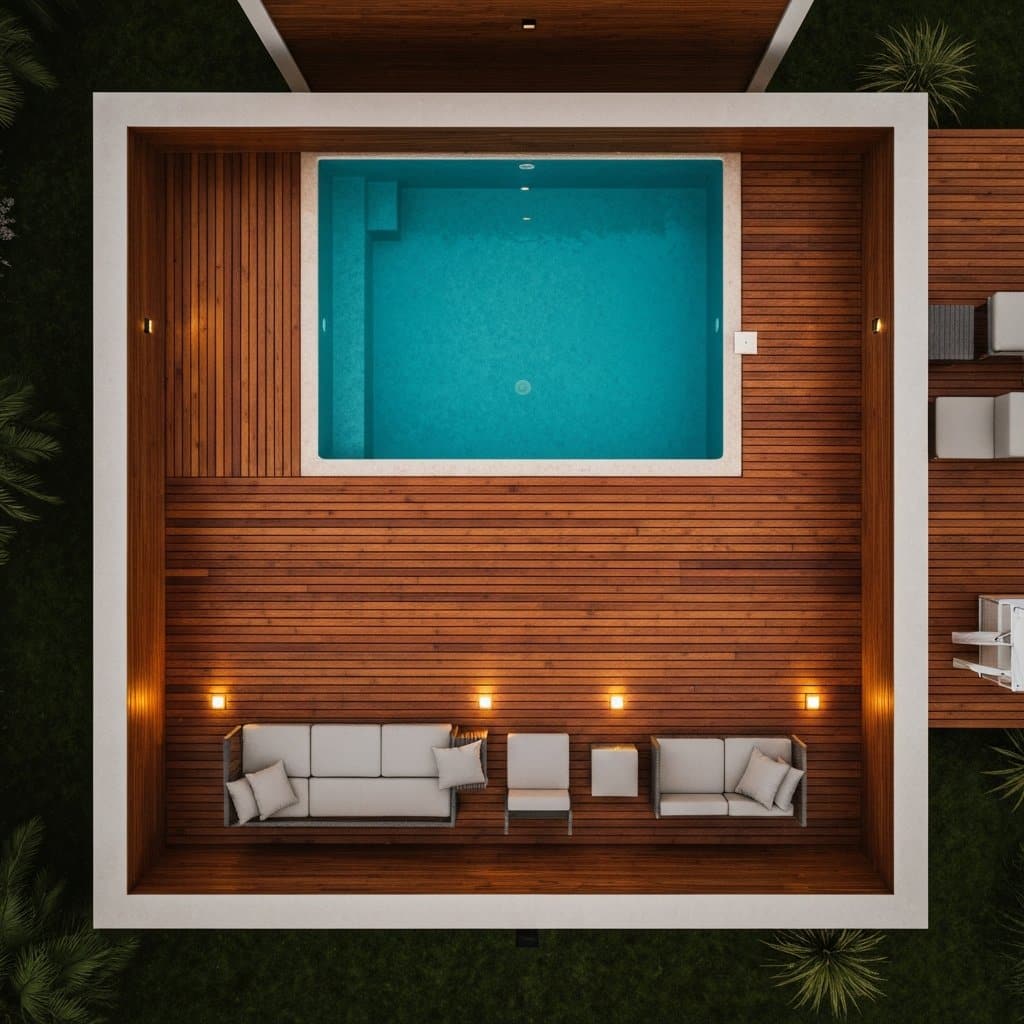 Piscina com deck: dicas essenciais para transformar sua área de lazer em um espaço elegante e seguro