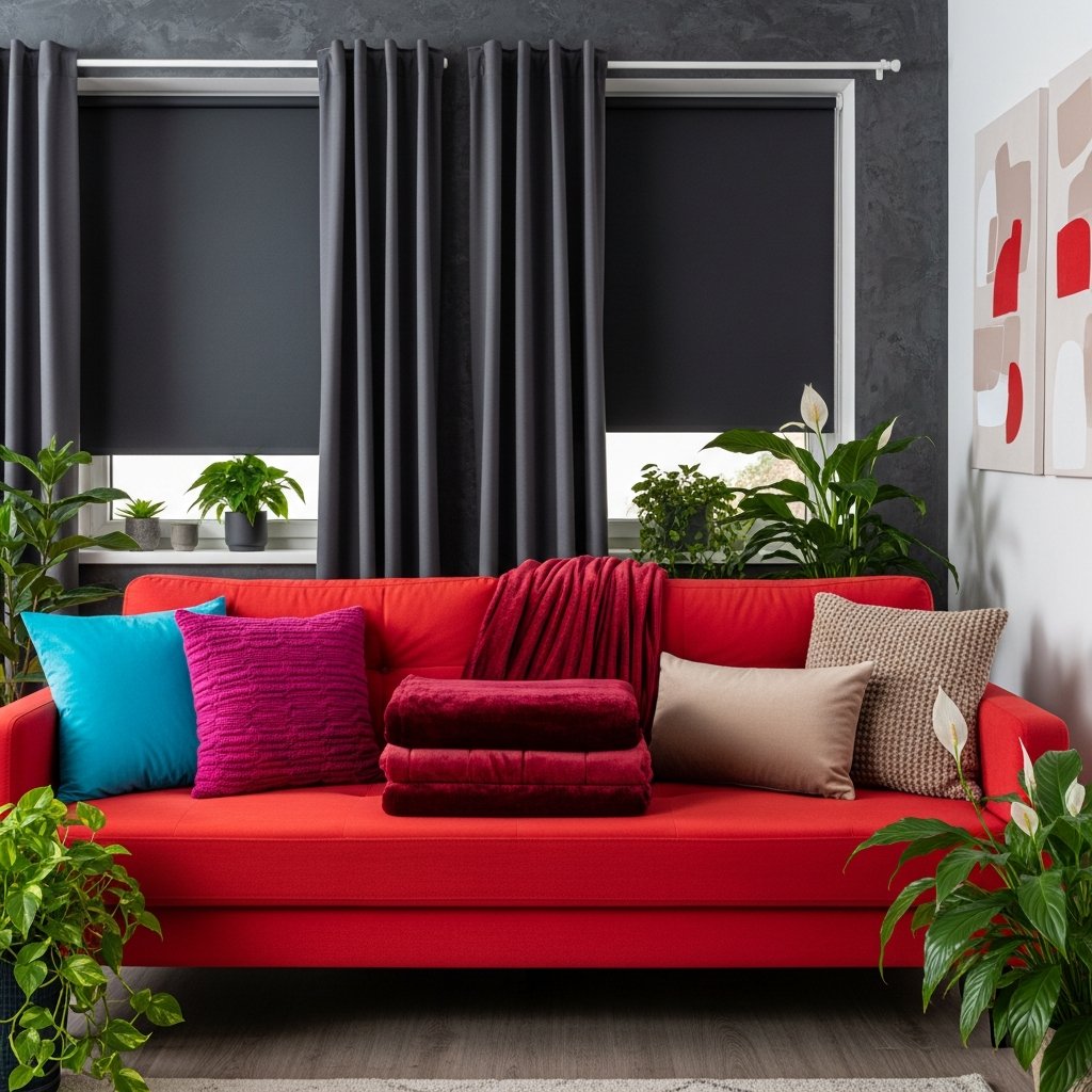 Sofá Vermelho: Como Escolher Cores e Elementos Decorativos para Valorizar Seu Ambiente