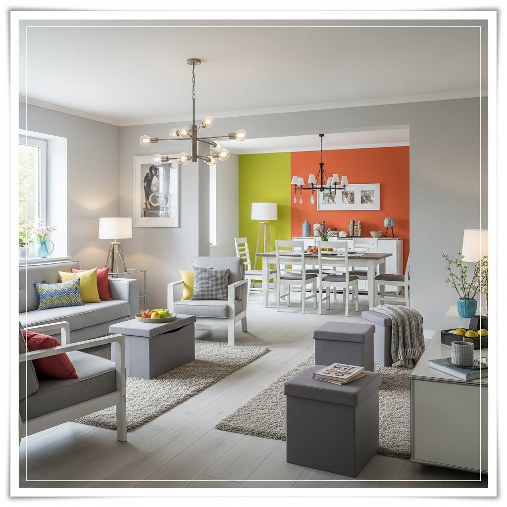 Como Decorar e Integrar a Sala de Estar e Jantar para um Ambiente Confortável e Funcional