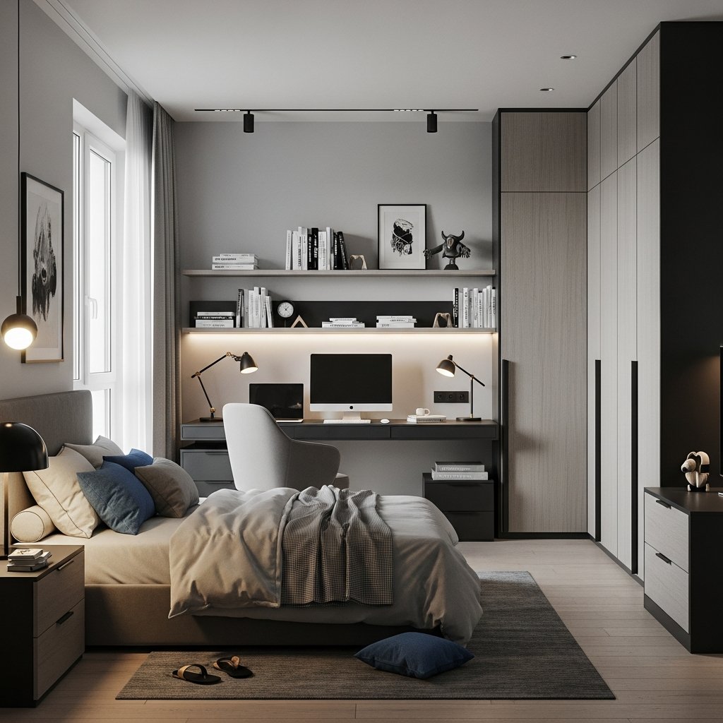 Como Decorar um Quarto Masculino: Estilo, Conforto e Funcionalidade