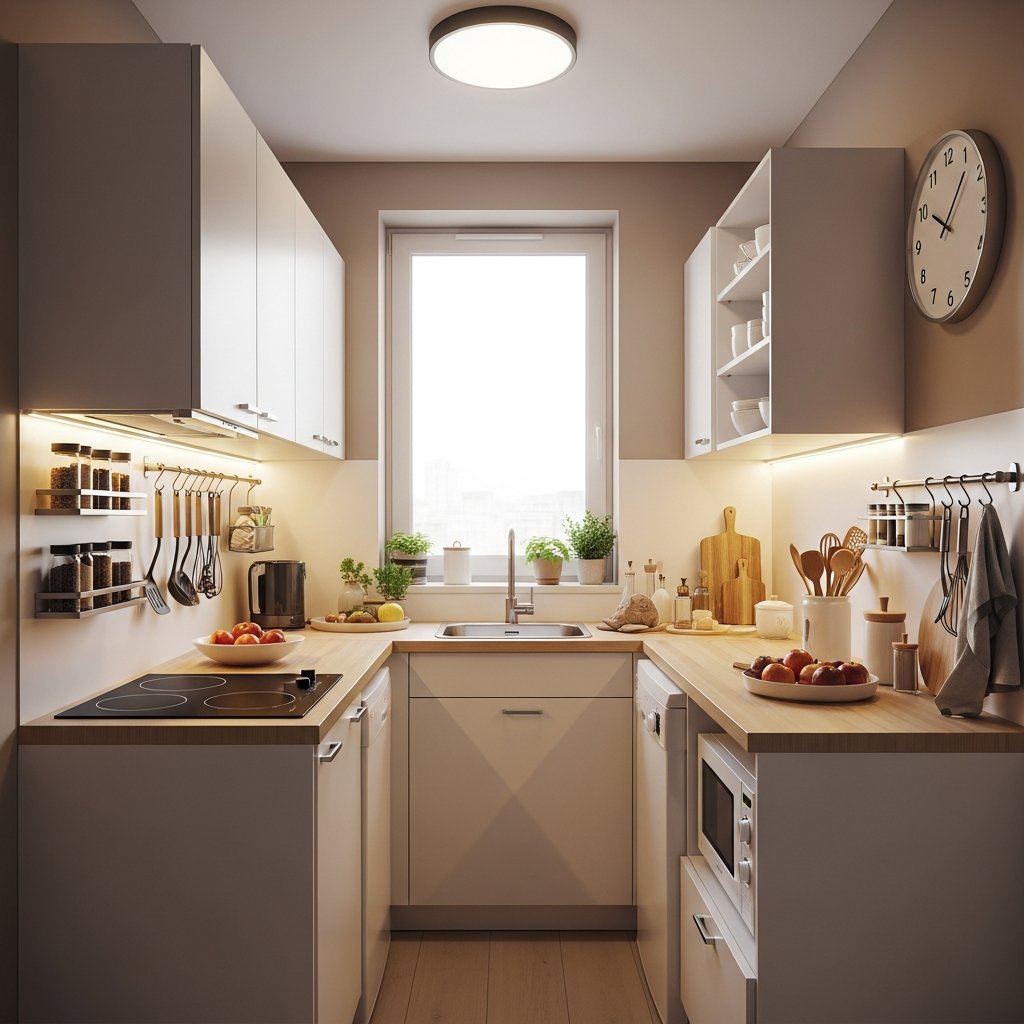 Como Deixar a Cozinha de Apartamento Pequeno Funcional, Organizada e Aconchegante