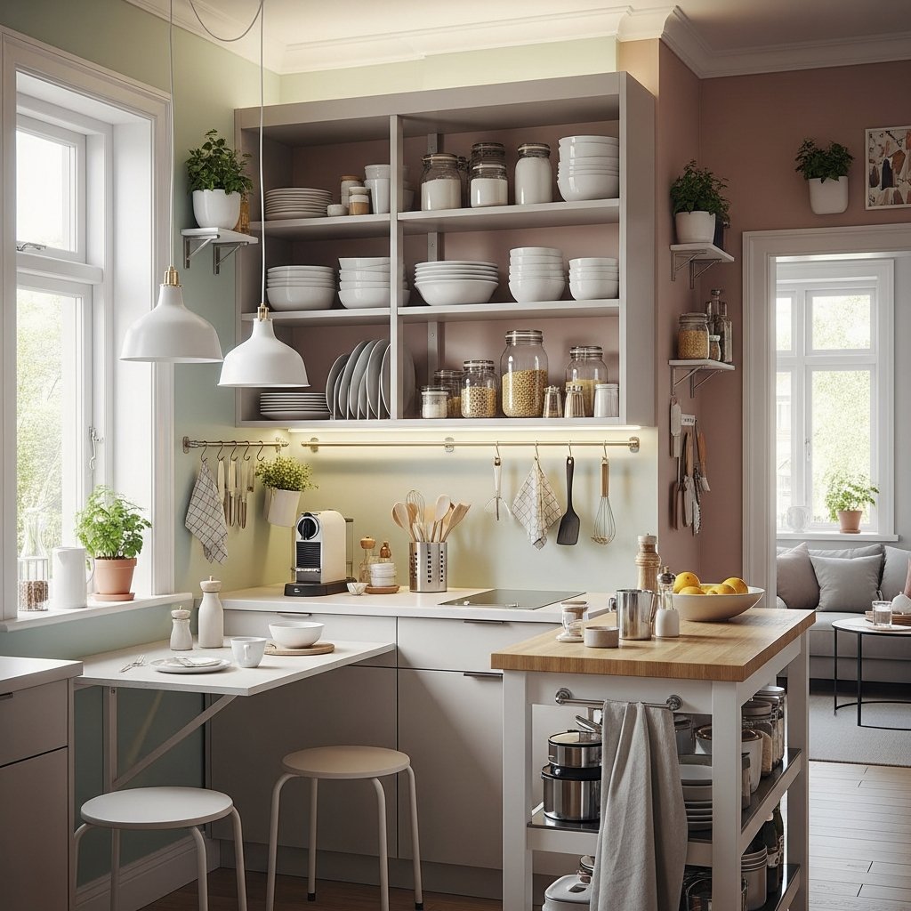 Como Deixar a Cozinha de Apartamento Pequeno Funcional, Organizada e Aconchegante