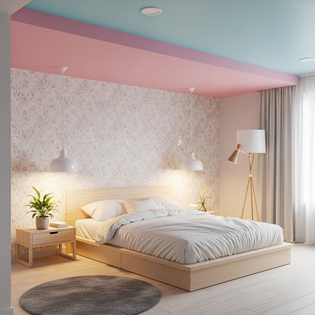 Como Transformar Ambientes com Teto Colorido: Dicas para Quarto, Sala, Cozinha e Escritório