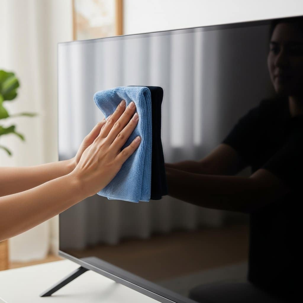 Como limpar a tela da TV corretamente e manter seu aparelho sempre brilhante