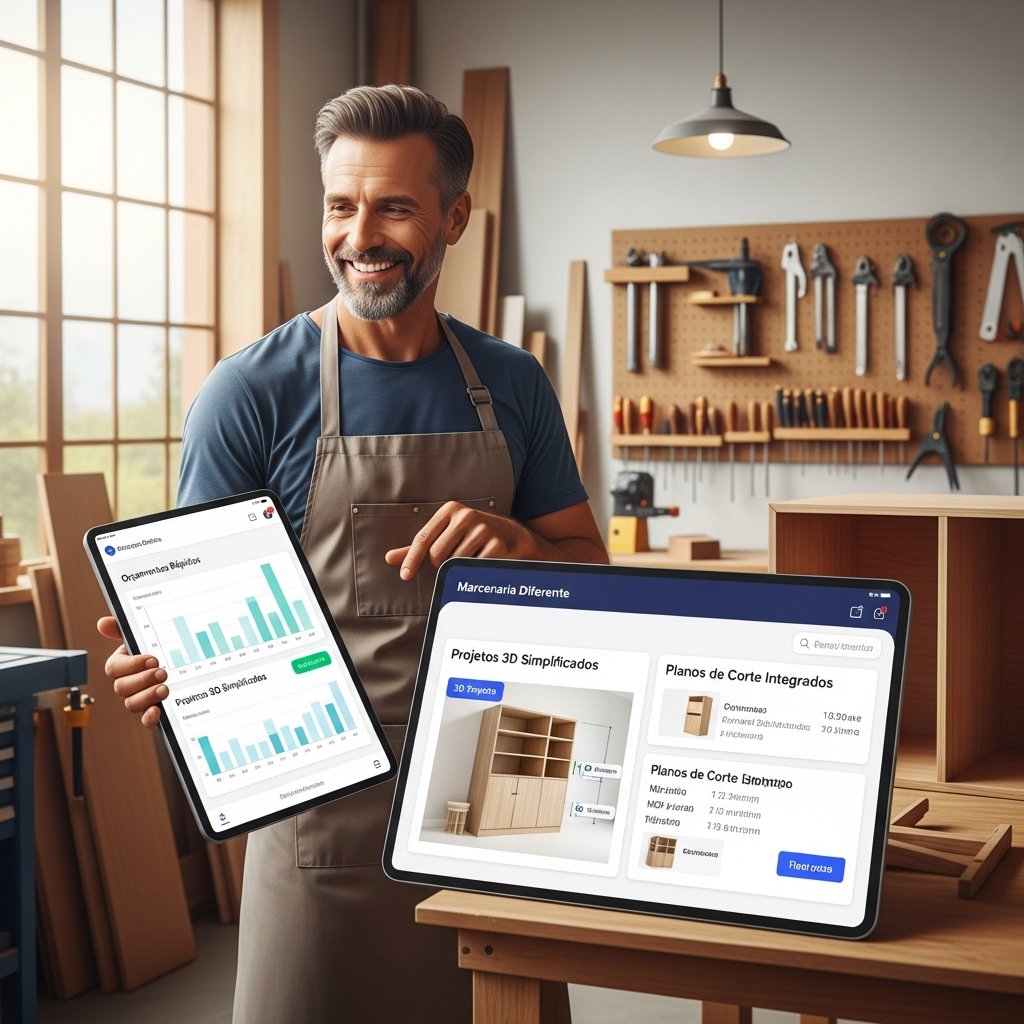 Marcenaria Diferente: a plataforma que simplifica orçamentos e projetos para marceneiros