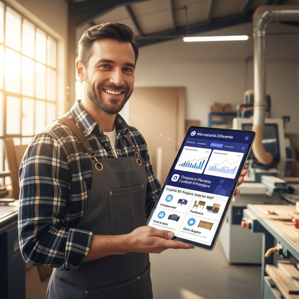 Marcenaria Diferente: a plataforma que simplifica orçamentos e projetos para marceneiros
