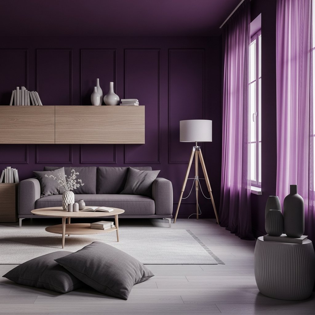 Roxo na Decoração: Significado, Combinações e Dicas para Ambientes Sofisticados
