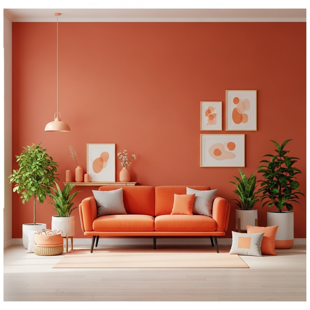 Tons de Laranja na Decoração: Como Usar e Combinar para Ambientes Aconchegantes e Estilosos