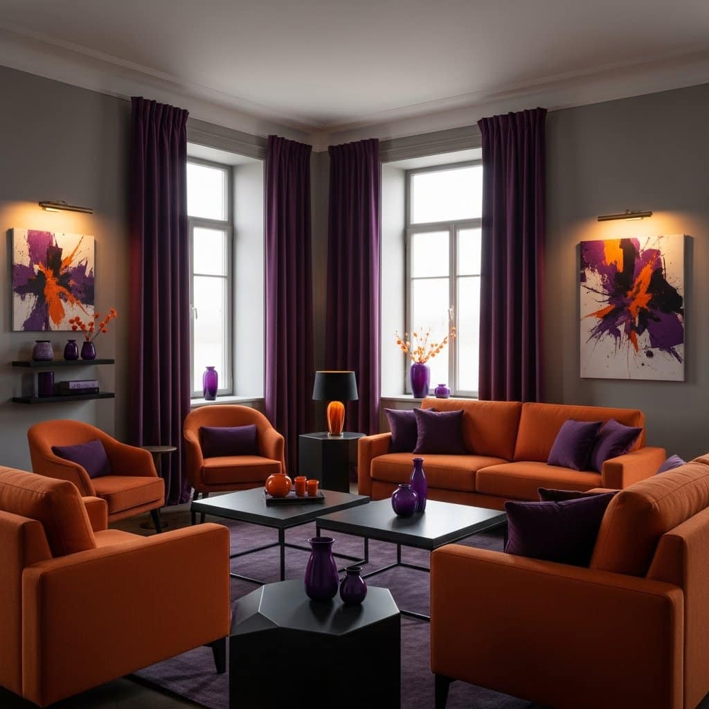 Tons de Laranja na Decoração: Como Usar e Combinar para Ambientes Aconchegantes e Estilosos