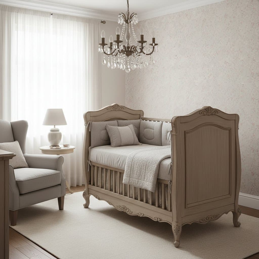 Berço Provençal: Elegância e Inspiração para Decorar o Quarto do Bebê