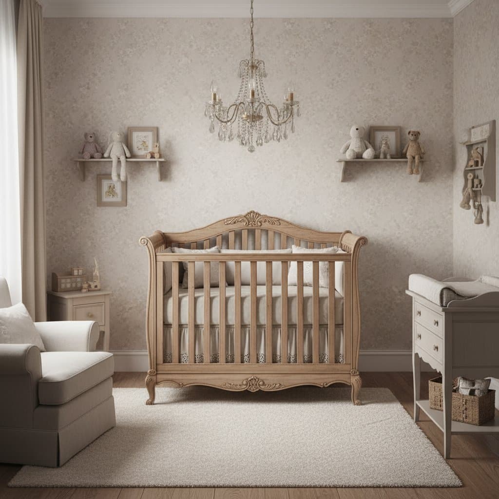 Berço Provençal: Elegância e Inspiração para Decorar o Quarto do Bebê