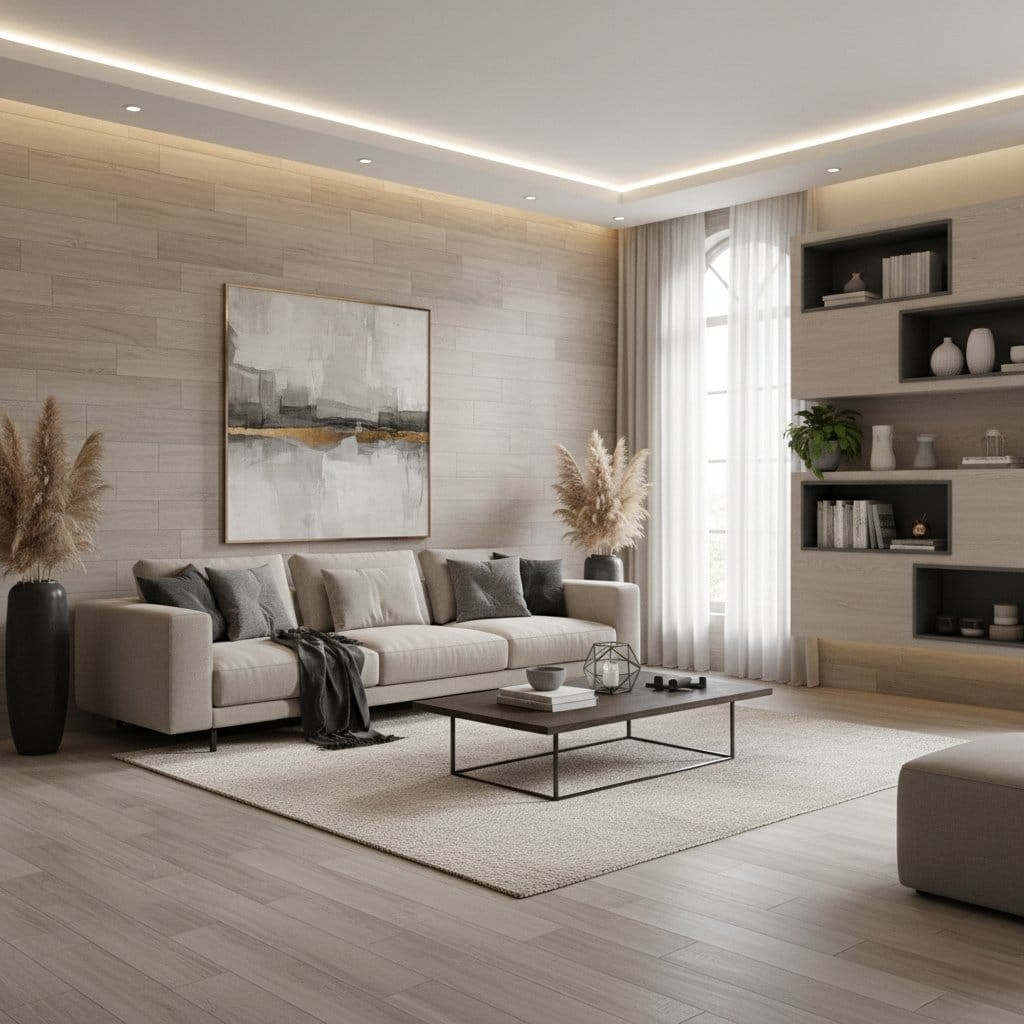 Como Escolher o Porcelanato Ideal para Valorizar sua Sala de Estar