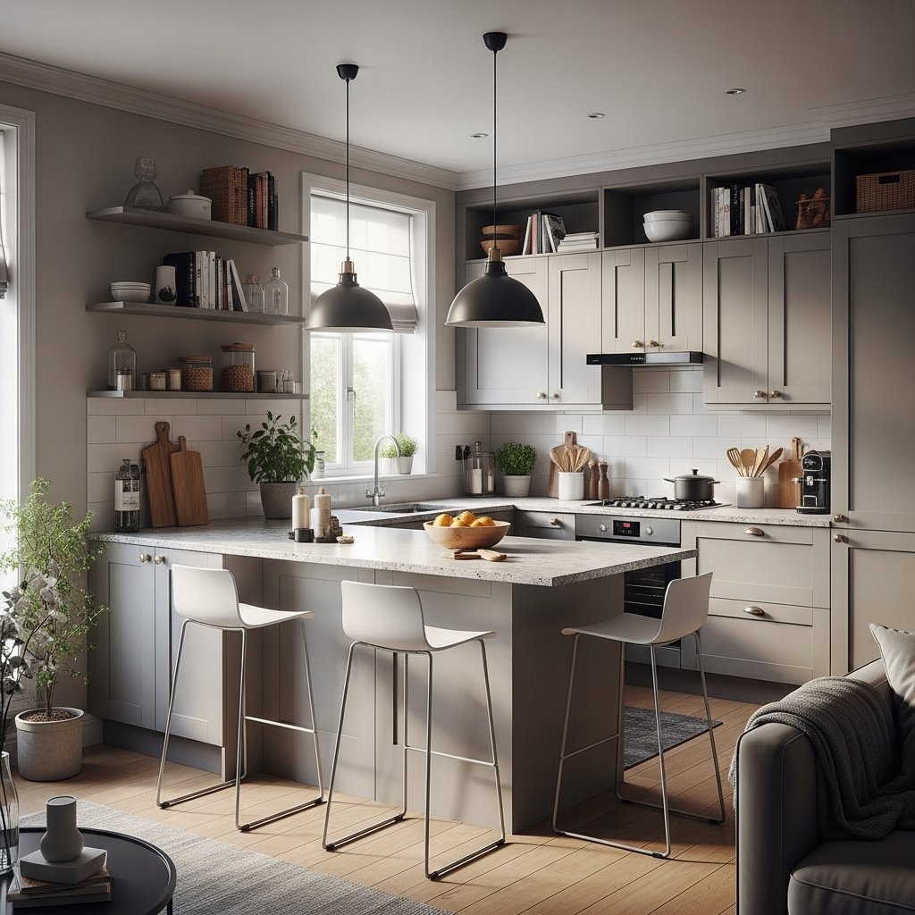 Como projetar uma cozinha americana simples: ideias práticas e elegantes para seu espaço