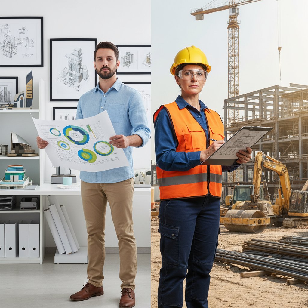 Entenda as Diferenças Essenciais entre Arquiteto e Engenheiro Civil