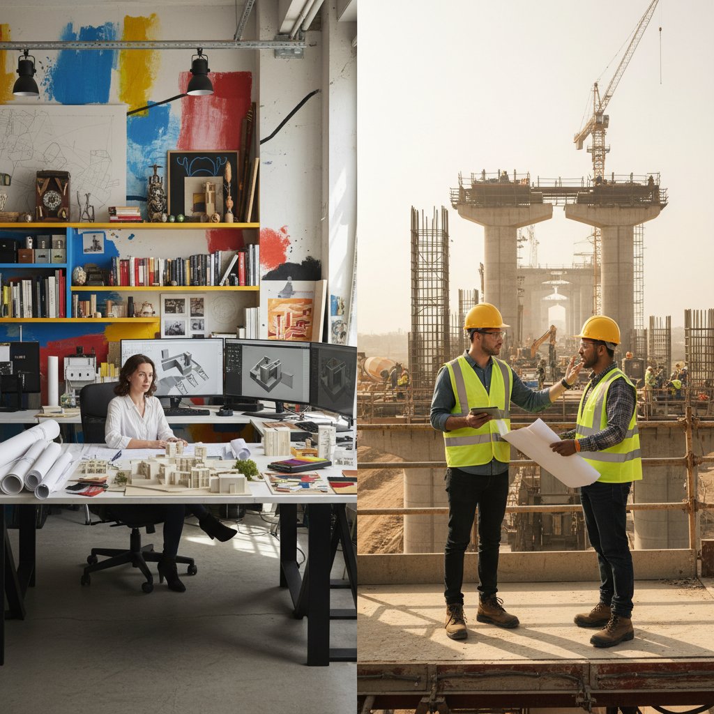 Entenda as Diferenças Essenciais entre Arquiteto e Engenheiro Civil