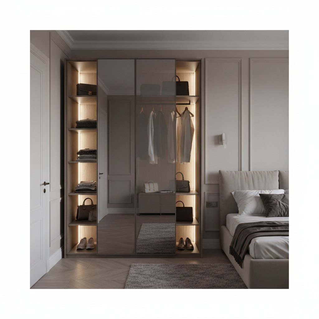Guarda-Roupa com Porta de Vidro: Como Escolher e Inspirar Seu Projeto Moderno