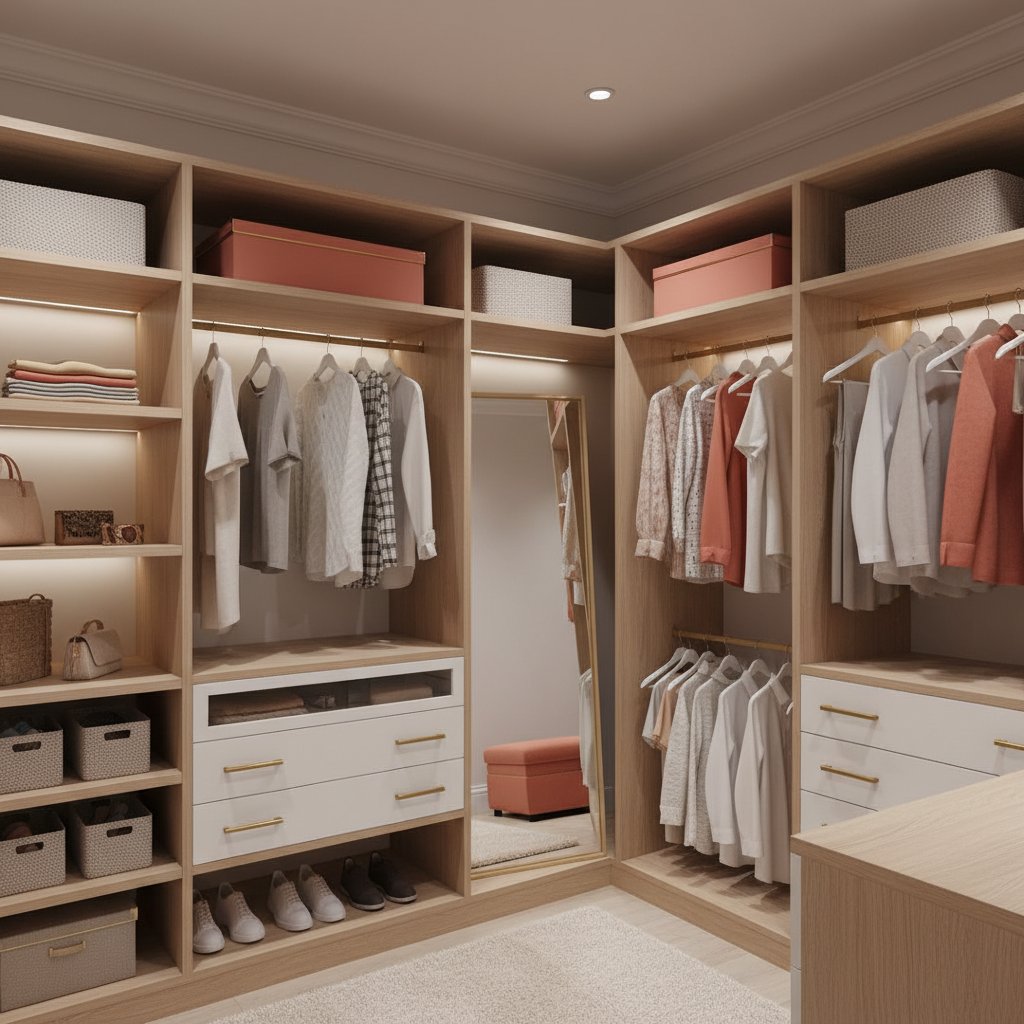Ideias Práticas para Criar e Organizar um Closet Funcional no Quarto