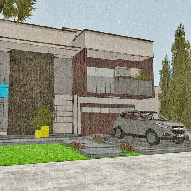Projeto em Sketchup puro Projeto em Sketchup puro