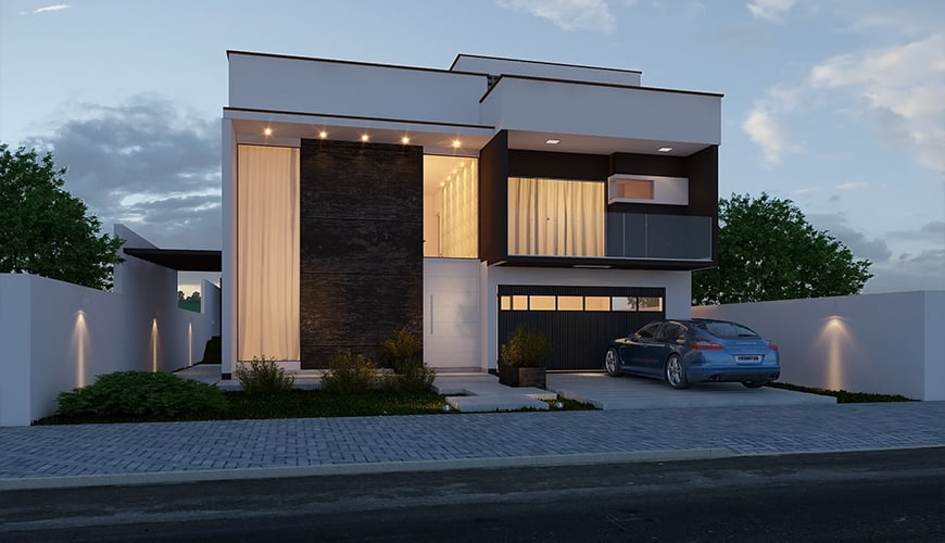 Projeto em Sketchup e renderizado com V-Ray